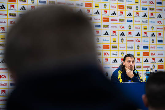 Zlatan Ibrahimovic of the Swedish national football team