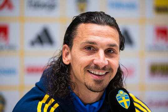 Zlatan Ibrahimovic of the Swedish national football team