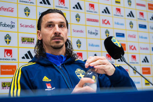 Zlatan Ibrahimovic of the Swedish national football team