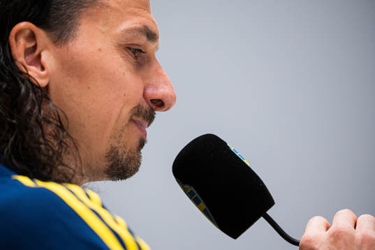 Zlatan Ibrahimovic of the Swedish national football team