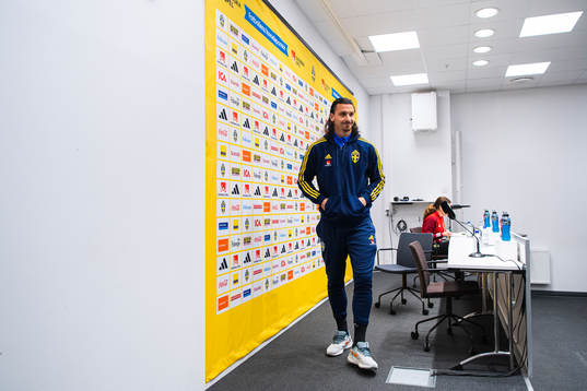Zlatan Ibrahimovic of the Swedish national football team