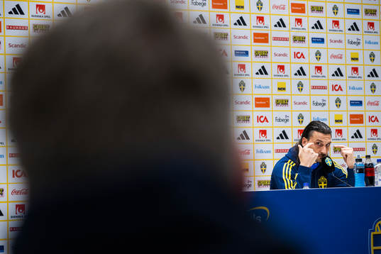Zlatan Ibrahimovic of the Swedish national football team