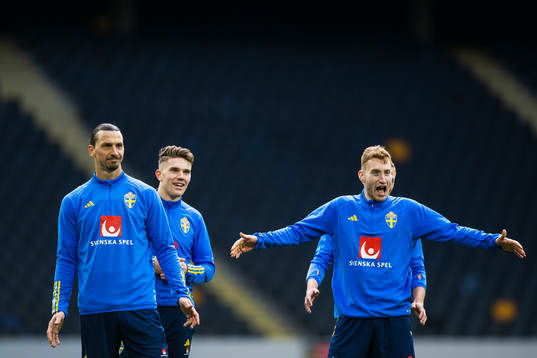 Zlatan Ibrahimovic, Dejan Kulusevski and Viktor Gyökeres