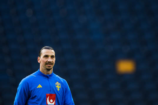 Zlatan Ibrahimovic of the Swedish national football team