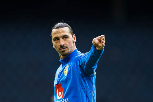 Zlatan Ibrahimovic of the Swedish national football team