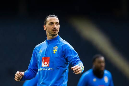 Zlatan Ibrahimovic of the Swedish national football team