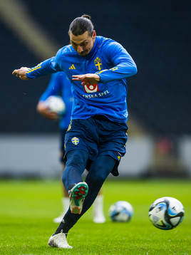 Zlatan Ibrahimovic of the Swedish national football team