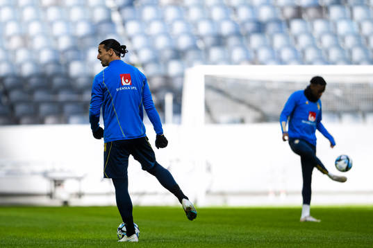 Zlatan Ibrahimovic of the Swedish national football team