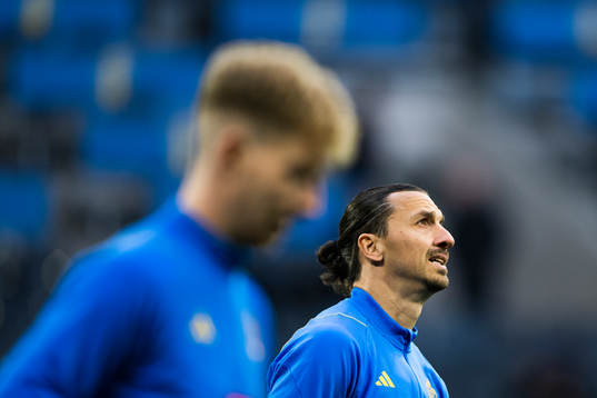 Zlatan Ibrahimovic of the Swedish national football team