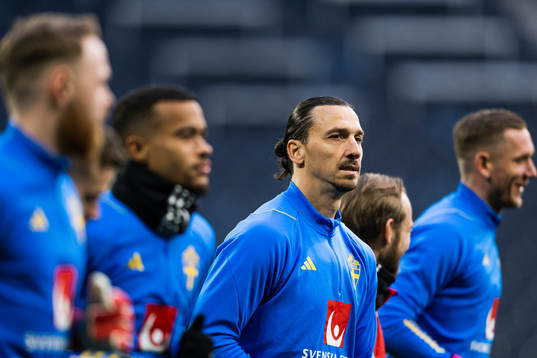 Zlatan Ibrahimovic of the Swedish national football team
