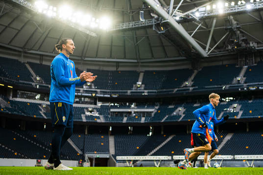 Zlatan Ibrahimovic of the Swedish national football team