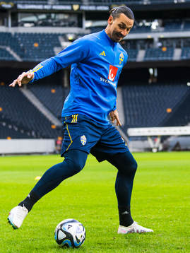 Zlatan Ibrahimovic of the Swedish national football team