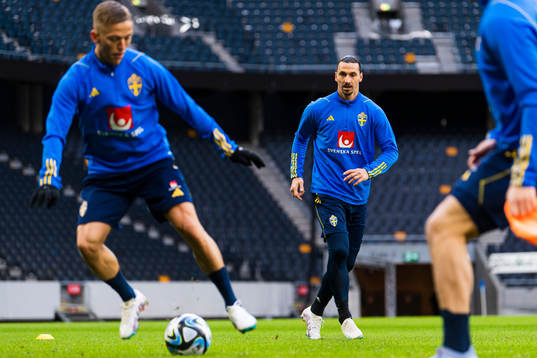 Zlatan Ibrahimovic of the Swedish national football team