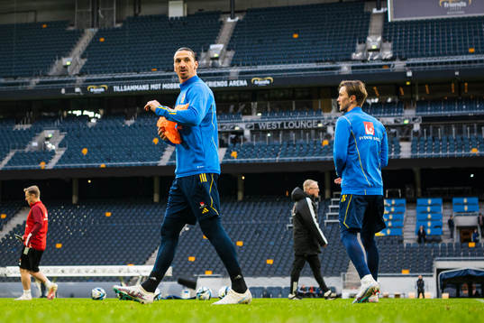 Zlatan Ibrahimovic of the Swedish national football team