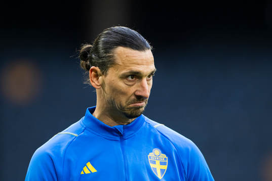 Zlatan Ibrahimovic of the Swedish national football team