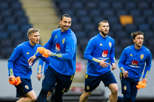 Zlatan Ibrahimovic of the Swedish national football team