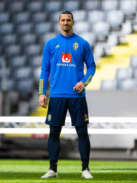 Zlatan Ibrahimovic of the Swedish national football team