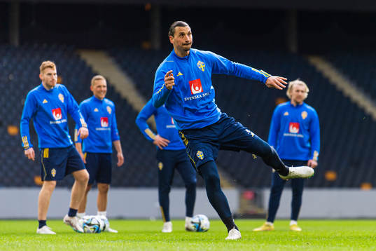 Zlatan Ibrahimovic of the Swedish national football team