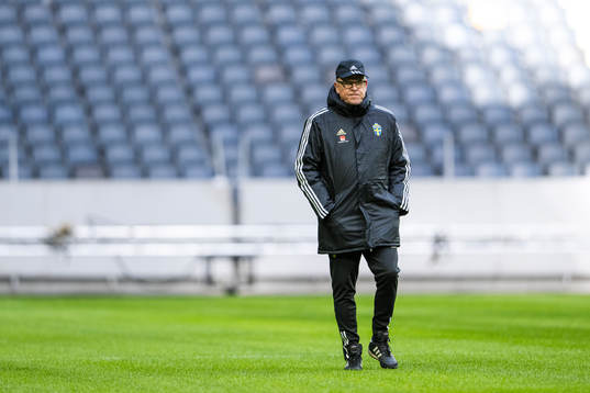 Head coach Janne Andersson of the Swedish national football