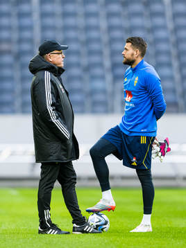 Head coach Janne Andersson of the Swedish national football