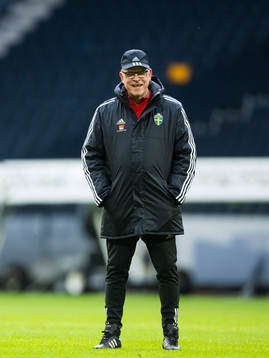 Head coach Janne Andersson of the Swedish national football