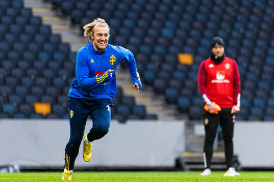 Emil Forsberg of the Swedish national football team