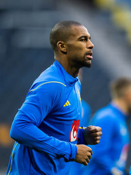 Isak Hien of the Swedish national football team