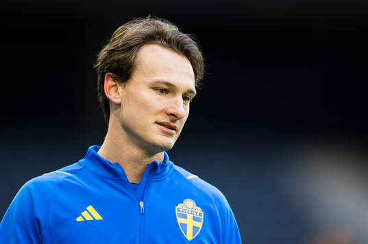 Hjalmar Ekdal of the Swedish national football team
