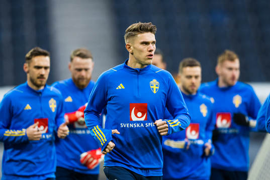 Viktor Gyökeres of the Swedish national football team
