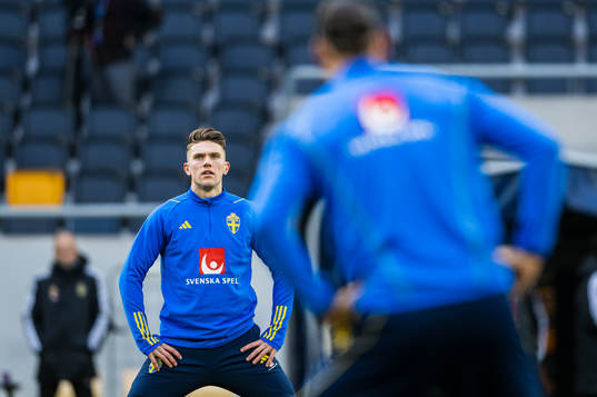 Viktor Gyökeres of the Swedish national football team
