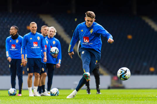 Viktor Gyökeres of the Swedish national football team