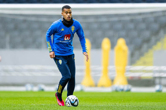 Robin Quaison of the Swedish national football team