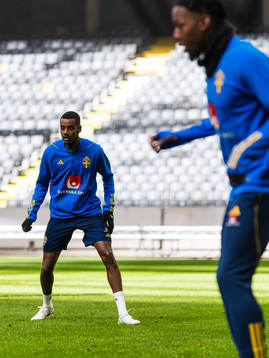 Alexander Isak of the Swedish national football team