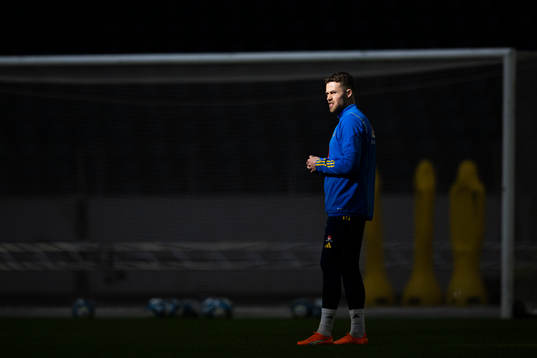 Gabriel Gudmundsson of the Swedish national football team