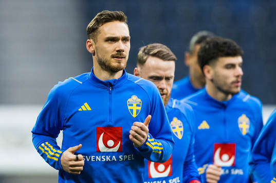 Linus Wahlqvist Egnell of the Swedish national football team