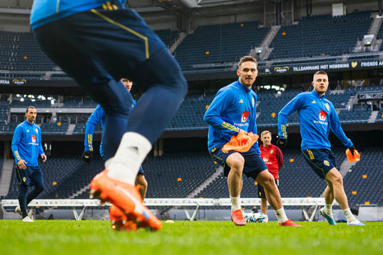 Linus Wahlqvist Egnell of the Swedish national football team
