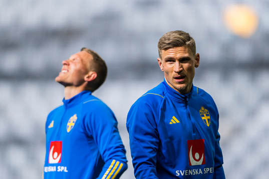 Carl Starfelt of the Swedish national football team