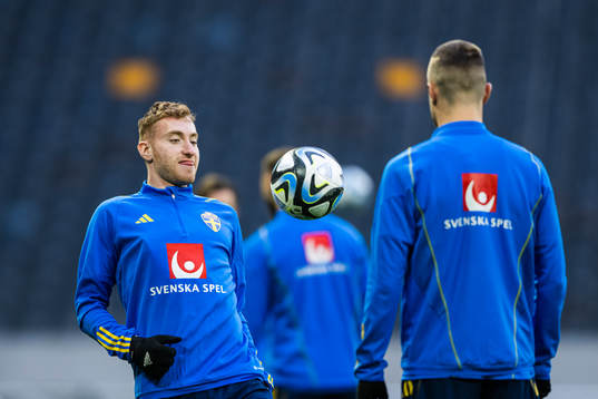 Dejan Kulusevski of the Swedish national football team