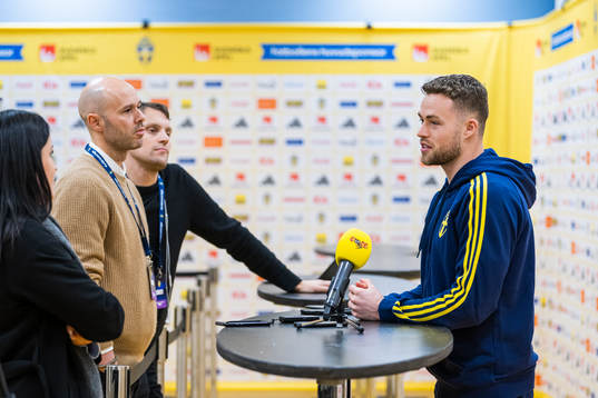 Gabriel Gudmundsson of the Swedish national football team