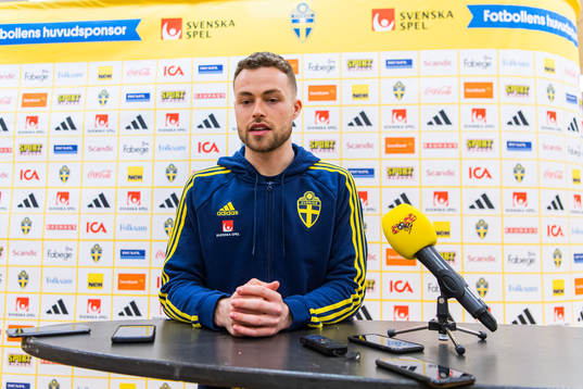 Gabriel Gudmundsson of the Swedish national football team