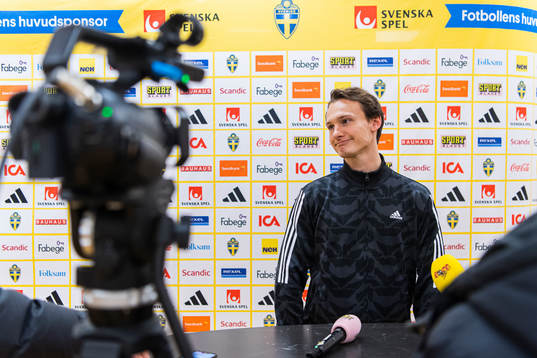 Hjalmar Ekdal of the Swedish national football team