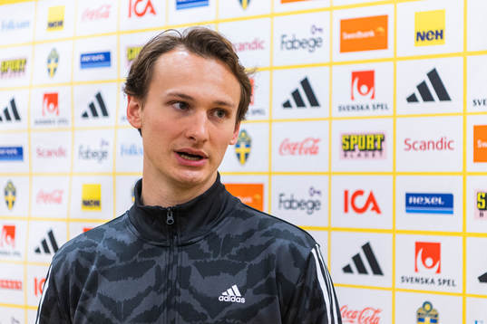 Hjalmar Ekdal of the Swedish national football team
