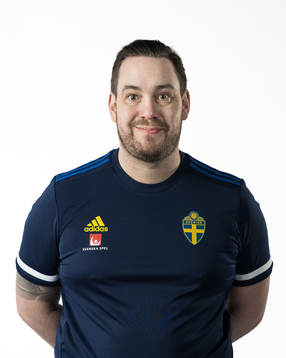 Gustaf Sandfridsson, chef for the Swedish national football
