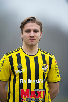 Isaac Holmberg, IFK Hässleholm, lag och porträttfoto i