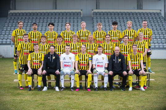 IFK Hässleholm, lagbild, i Hässleholm 21 mars 2023. Bakre