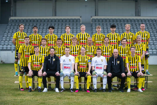 IFK Hässleholm, lagbild, i Hässleholm 21 mars 2023. Bakre