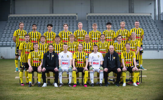IFK Hässleholm, lagbild, i Hässleholm 21 mars 2023. Bakre