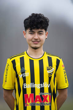 Alireza Nazari, IFK Hässleholm, lag och porträttfoto i
