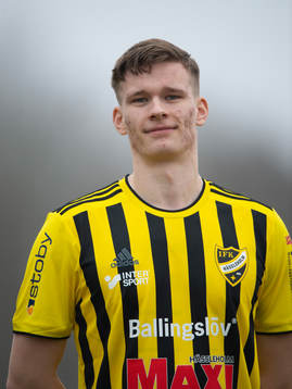 Axel Henriksson, IFK Hässleholm, lag och porträttfoto i