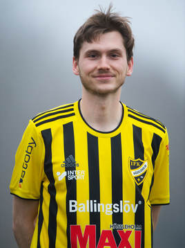Edvin Nilsson, IFK Hässleholm, lag och porträttfoto i
